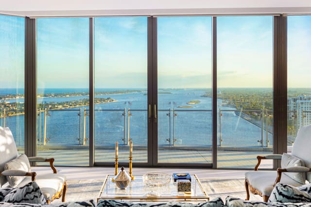 1100 S Flagler Drive 2203, sold in Bristol Condo, West Palm Beach, FL
