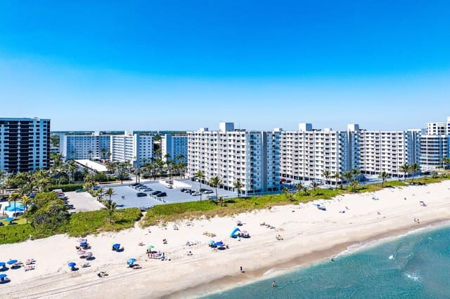 3301 S Ocean Boulevard 205, sold in Ambassadors V South Condo, Highland Beach, FL