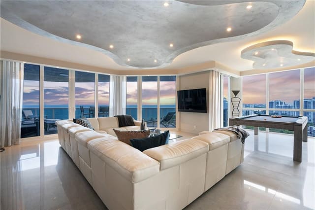 3100 N Ocean Boulevard 1510, sold in L'Hermitage, Fort Lauderdale, FL