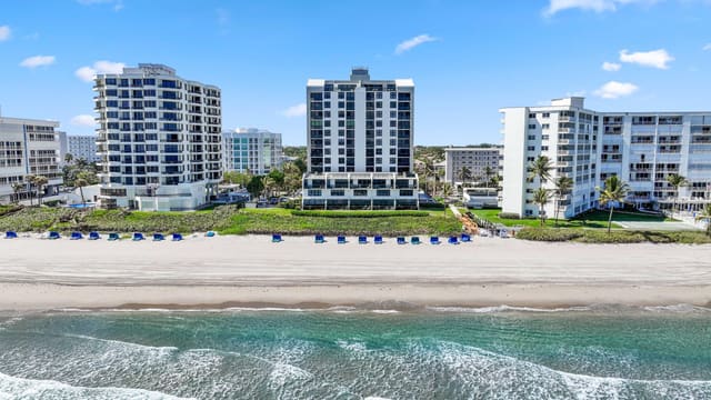3115 S Ocean Boulevard 1004, sold in Ocean Terrace North Condo, Highland Beach, FL