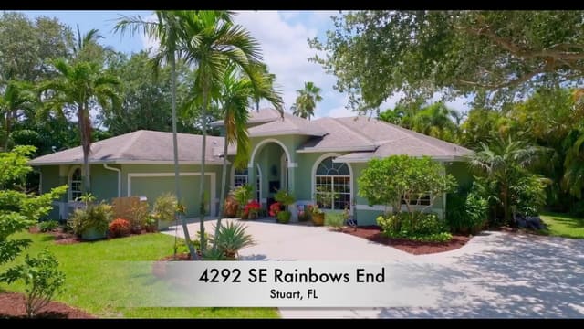 4292 SE Rainbows End, sold in Rainbow Cove, Stuart, FL