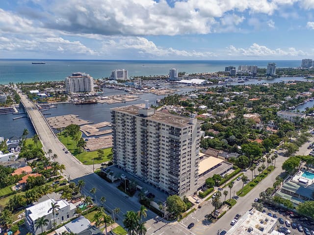 2500 E Las Olas Boulevard 802, sold in Marine Tower Condo, Fort Lauderdale, FL