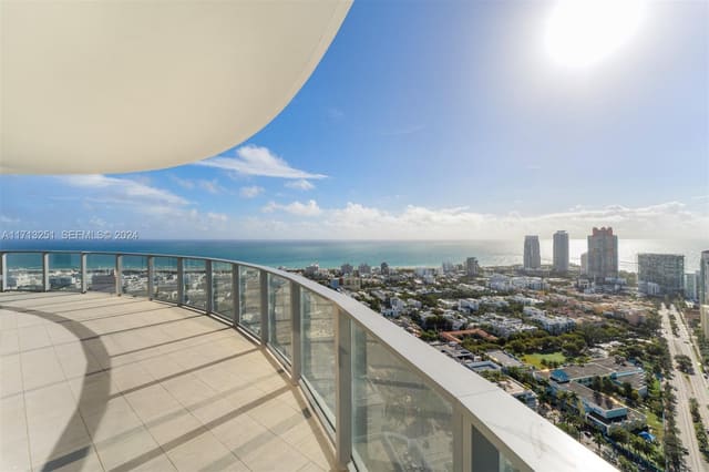 500 Alton Road 3901, sold in Five Park Miami Beach, Miami Beach, FL