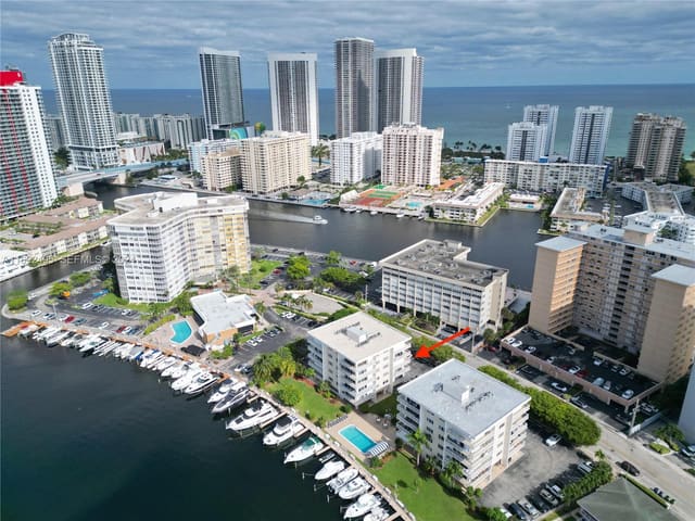 120 Golden Isles Drive 22B, sold in Golden Isles Towers Condo, Hallandale Beach, FL