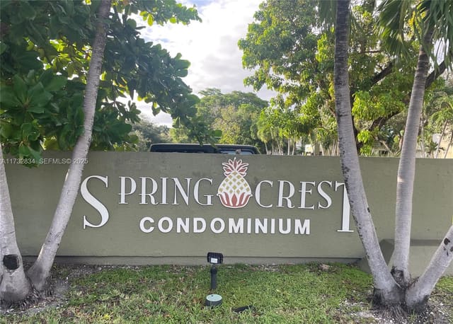 4235 N University Drive 310, sold in Springcrest Condo, Sunrise, FL