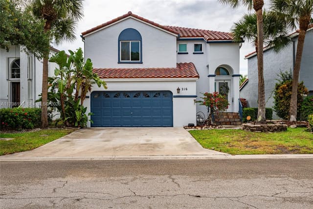 216 NW 118th Drive, sold in West Glen Manor, Coral Springs, FL