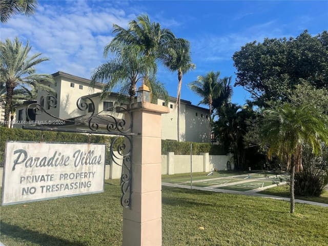 501 Blue Heron Drive 319-A, sold in Paradise Villas Condo, Hallandale Beach, FL
