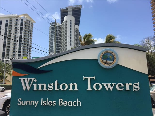 250 174th Street 706, sold in Winston Towers 100, Sunny Isles Beach, FL