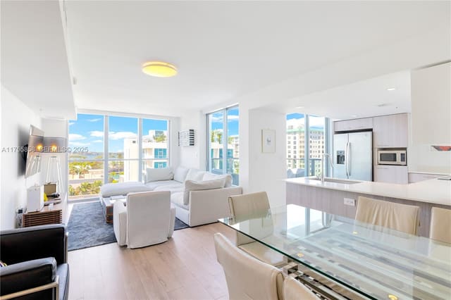 1133 102nd Street 807, sold in The Palms Condo, Bay Harbor Islands, FL