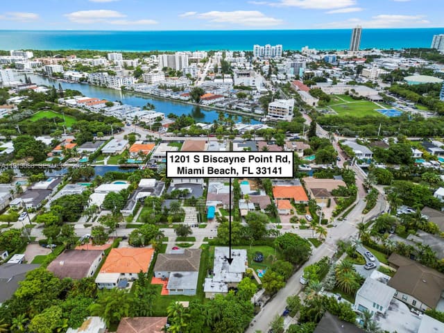 1201 S Biscayne Point Road, Miami Beach, FL 33141