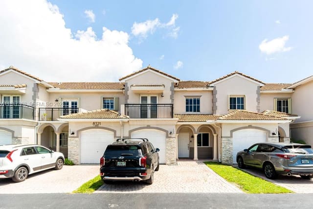 8321 SW 124th Avenue 105, sold in Kendall Village Townvilla, Miami, FL