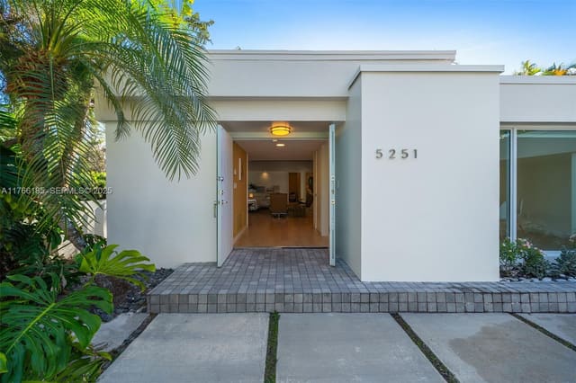 5251 La Gorce Drive, sold in Beach View Sub, Miami Beach, FL
