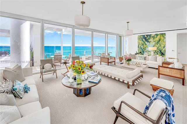 9111 Collins Avenue N-PH6, sold in Surf Club Condo, Surfside, FL
