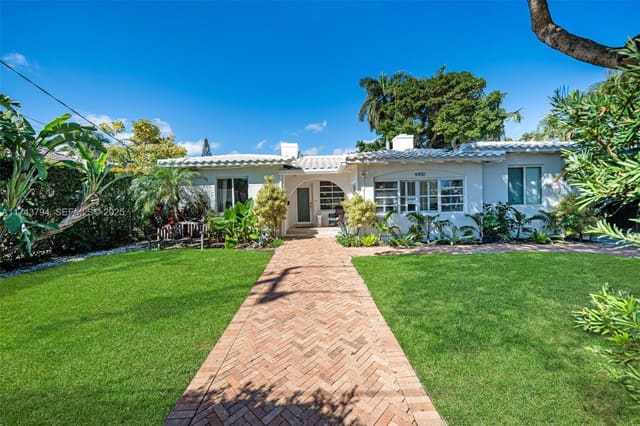 4450 N Jefferson Avenue, sold in Nautilus Extension 4th, Miami Beach, FL