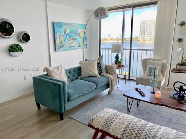 17600 N Bay Road N607, sold in Fairview House Condo, Sunny Isles Beach, FL