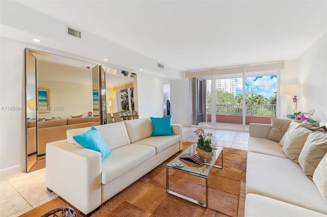 789 Crandon Blvd 403 403, sold in Club Tower One Condo, Key Biscayne, FL