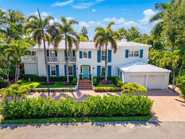 525 Coral Way, sold in Las Olas Isles, Fort Lauderdale, FL
