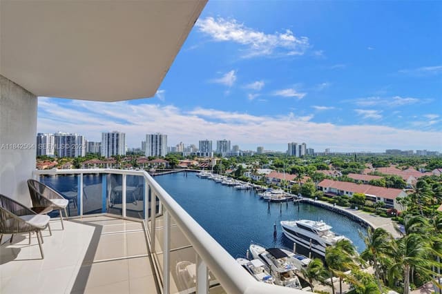 3610 Yacht Club Drive 909, sold in Portsview @ The Waterways, Aventura, FL