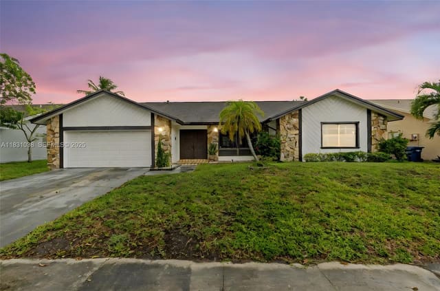 6740 NW 45th Street, sold in Boulevard Woods South, Lauderhill, FL