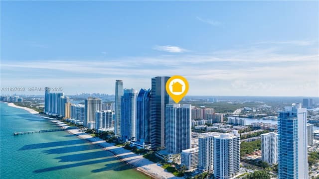 17201 Collins Avenue 509, sold in Ocean Four Condo, Sunny Isles Beach, FL