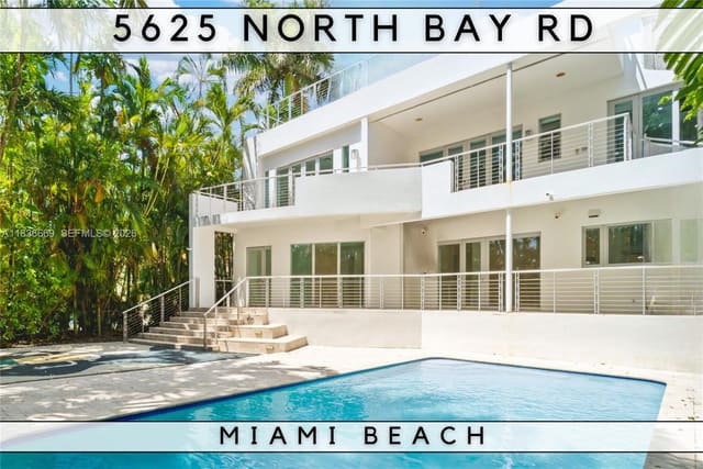5625 N Bay Road, sold in La Gorce Golf Sub, Miami Beach, FL