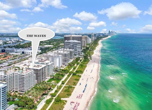 9455 Collins Avenue 301, sold in The Waves Condo, Surfside, FL