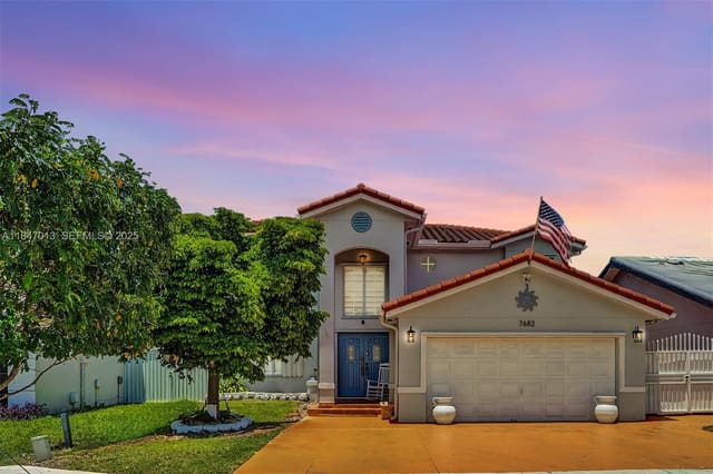 7682 SW 157th Court, sold in Adrian Homes at Lago Mar, Miami, FL