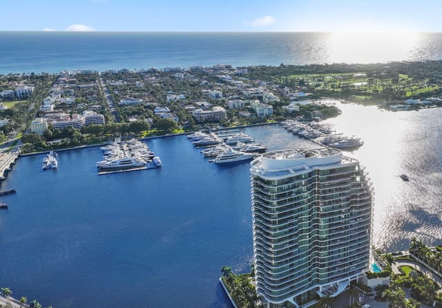1100 S Flagler Drive 1801, sold in Bristol Condo, West Palm Beach, FL