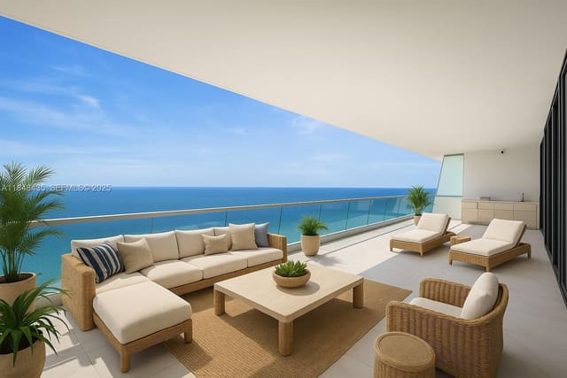 18501 Collins Avenue 2603, sold in North Biscayne Beach Amen, Sunny Isles Beach, FL