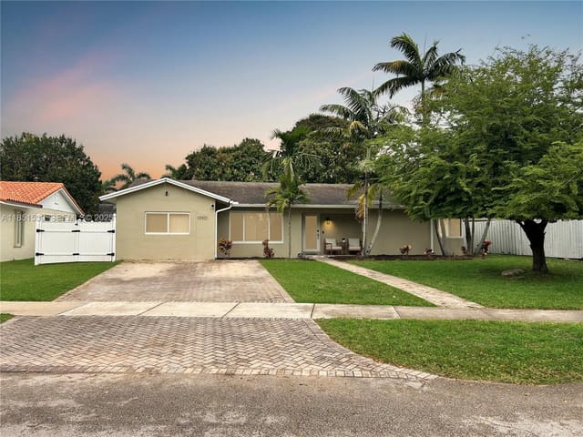 10931 SW 161st Street, sold in Pine Lake Sec Two, Miami, FL