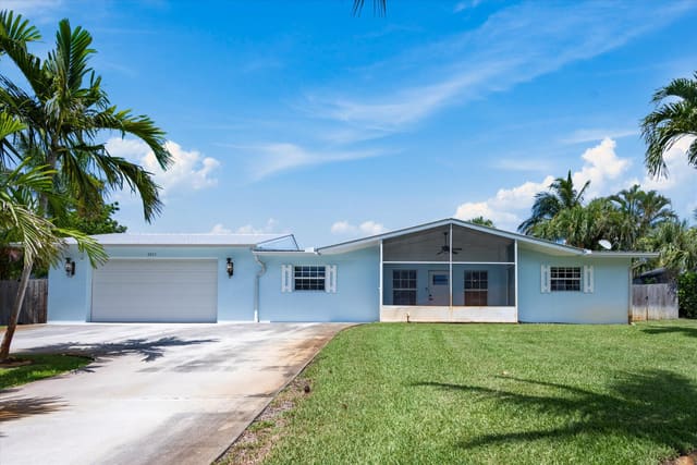 4245 NE Sunset Drive, sold in Skyline Park, Jensen Beach, FL