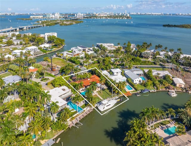 1070 Belle Meade Island Drive, sold in Belle Meade Island, Miami, FL
