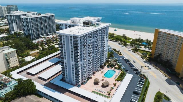 405 N Ocean Boulevard 1124, sold in Parliament House, Pompano Beach, FL