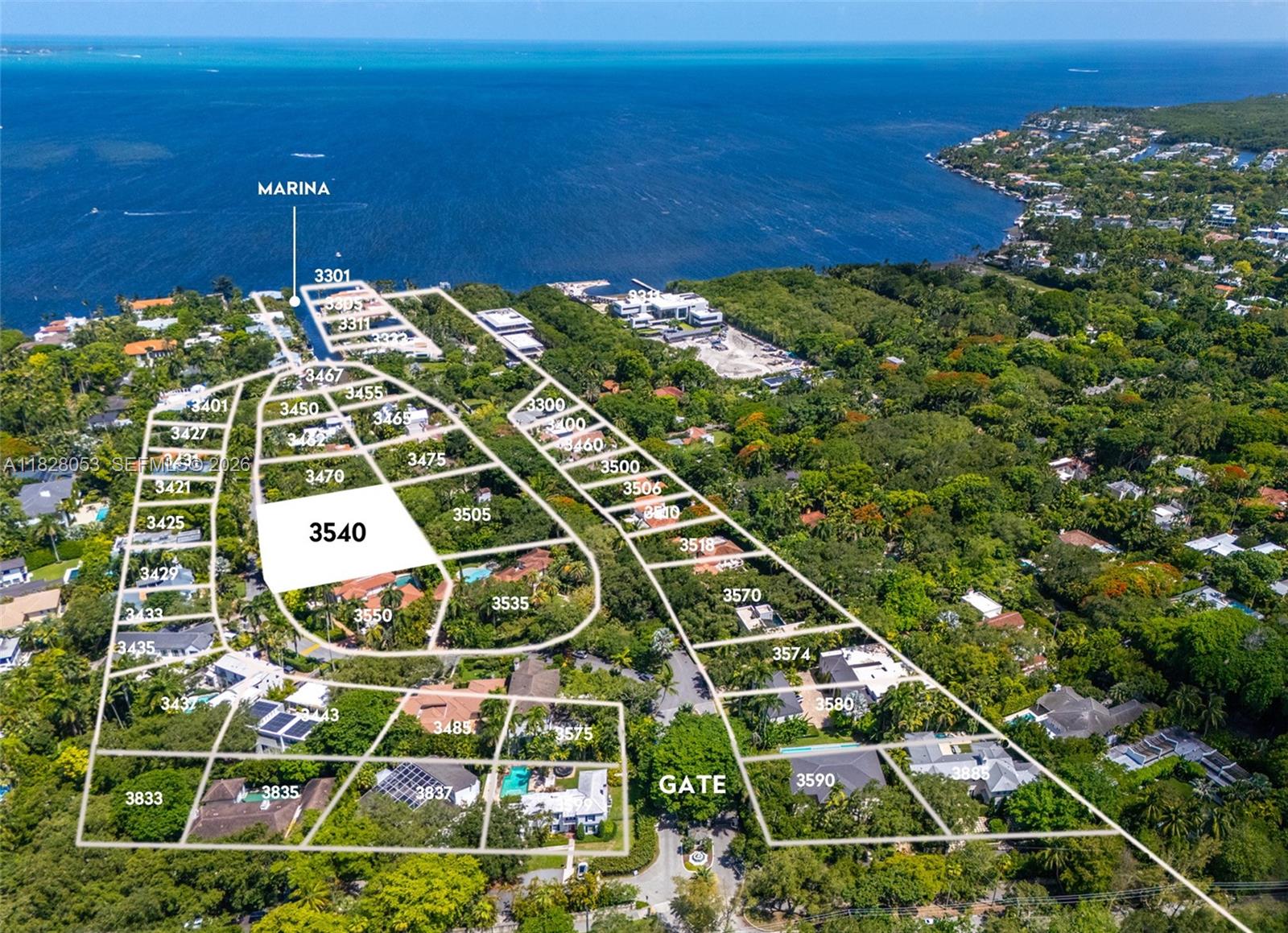 3540 N Moorings Way, Miami, FL 33133, Miami