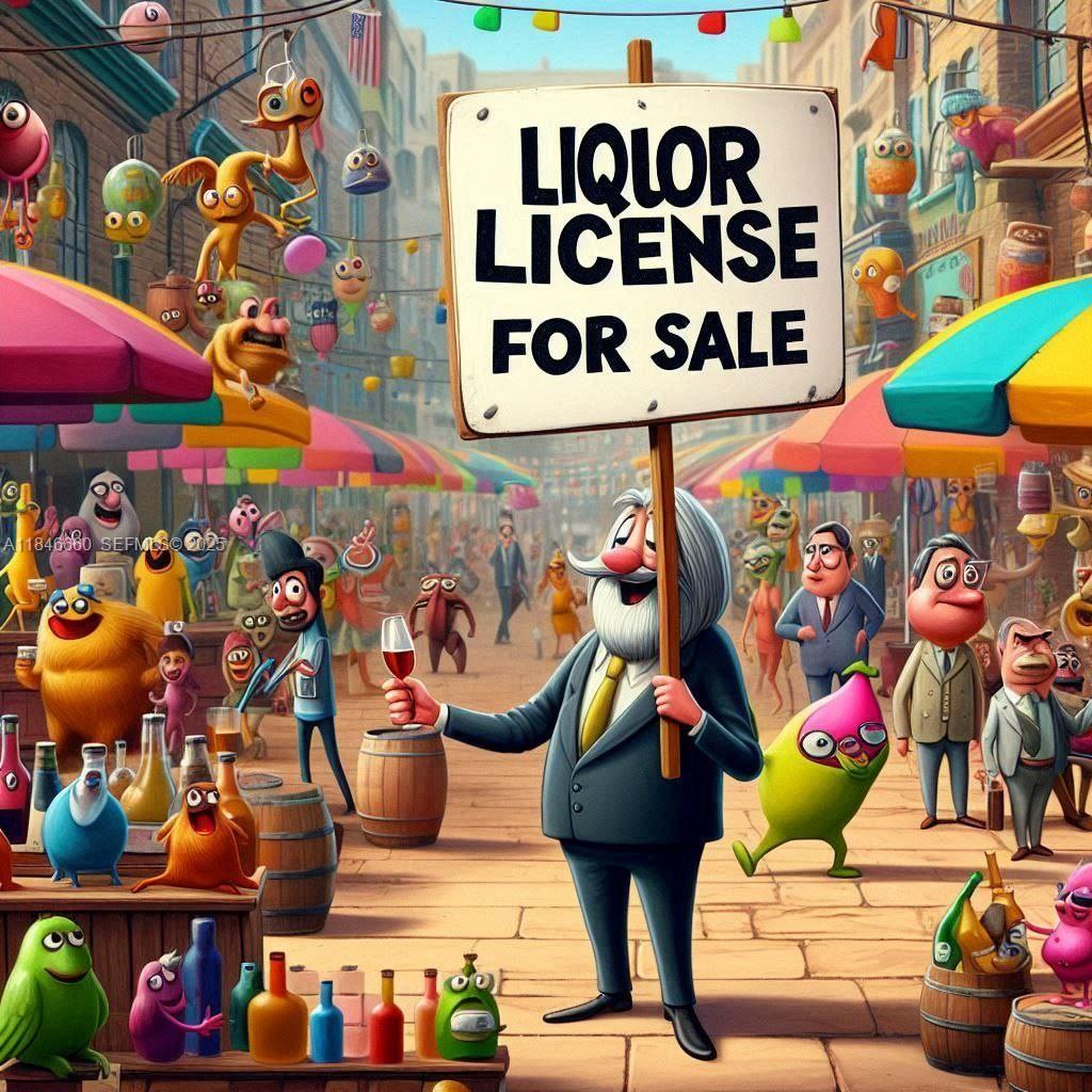 Liquor License For Sale Available In Florida, Miami, FL 33196, Miami