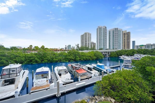 3575 Mystic Dr, sold in Mystic Pointe Marina Cond, Aventura, FL