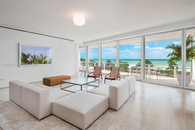 9001 Collins Avenue S-305, sold in Surf Club Condo, Surfside, FL