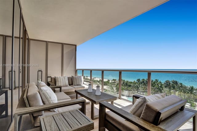9705 Collins Avenue 803N, sold in Bal Harbour North South C, Bal Harbour, FL