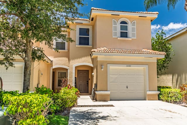 1483 Barrymore Court, sold in Towne Place, Wellington, FL