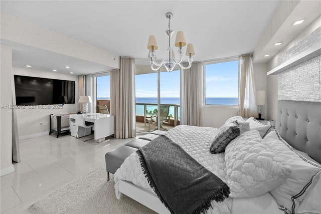 17875 Collins Avenue 801, sold in Acqualina Ocean Residence, Sunny Isles Beach, FL