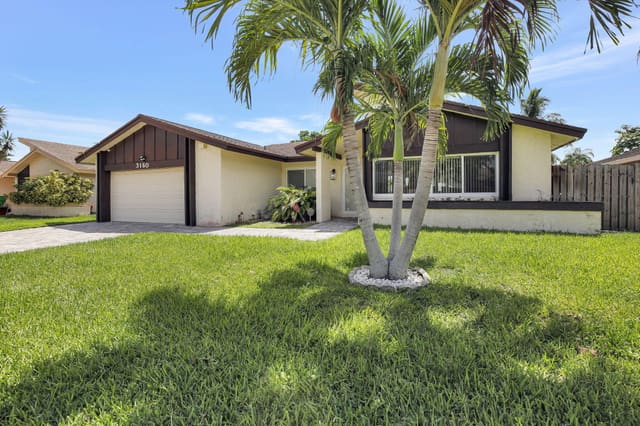 3160 NW 97 Way, sold in Welleby Unit Eight, Sunrise, FL