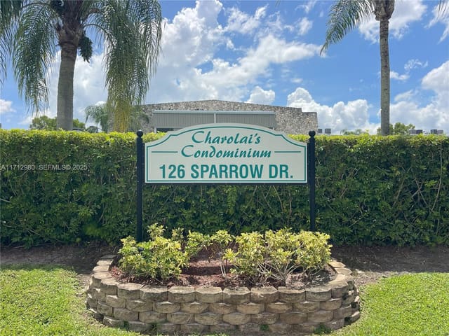 126 Sparrow Drive 22B, sold in Charolais Condo, Royal Palm Beach, FL
