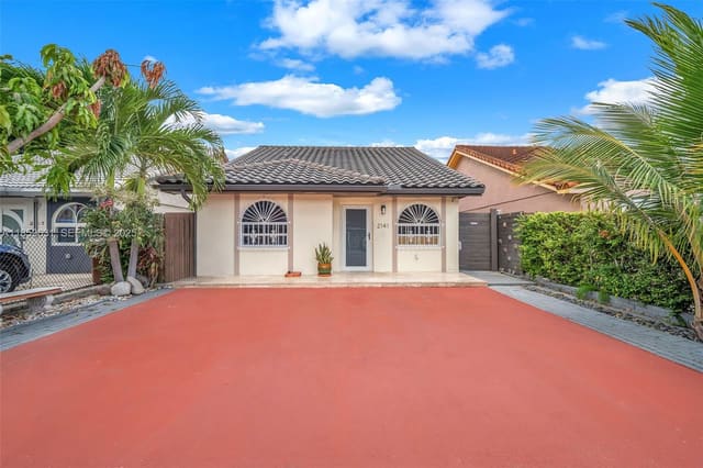 2141 W 53rd Street, sold in Michelle Jardins No 2, Hialeah, FL