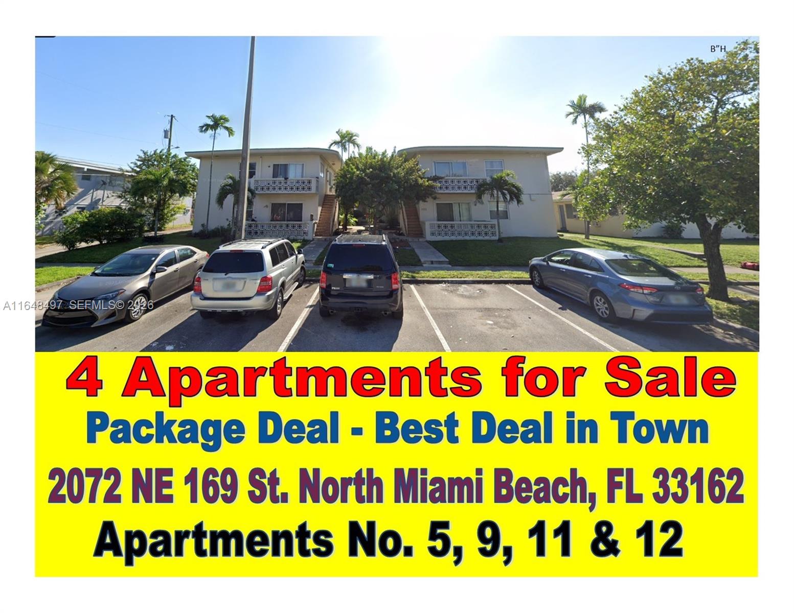 2072 NE 169th St Apartments 9, 11, 12 5, North Miami Beach, FL 33162, North Miami Beach