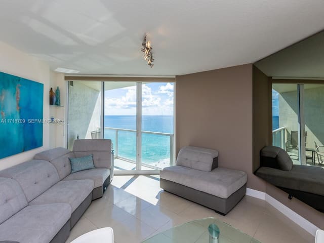16699 Collins Avenue 1709, sold in La Perla Condo, Sunny Isles Beach, FL