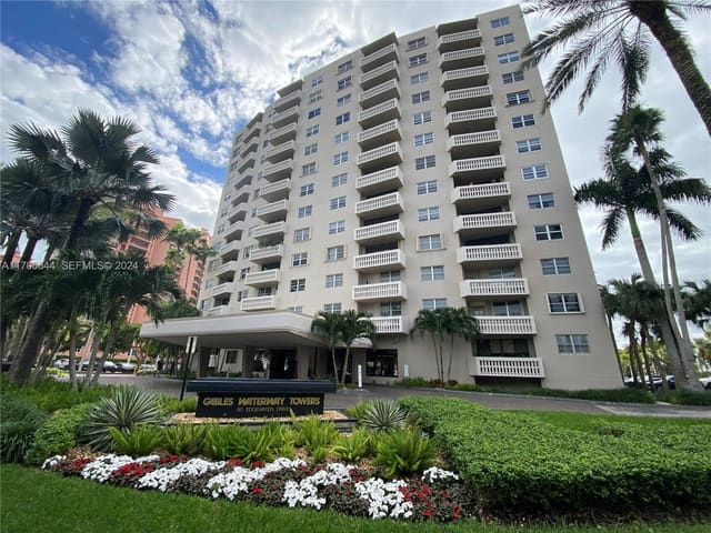 90 Edgewater Drive 805, sold in Gables Waterway Towers Co, Coral Gables, FL