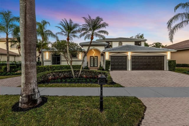 2530 Montclaire Circle, sold in Weston Hills Country Club, Weston, FL