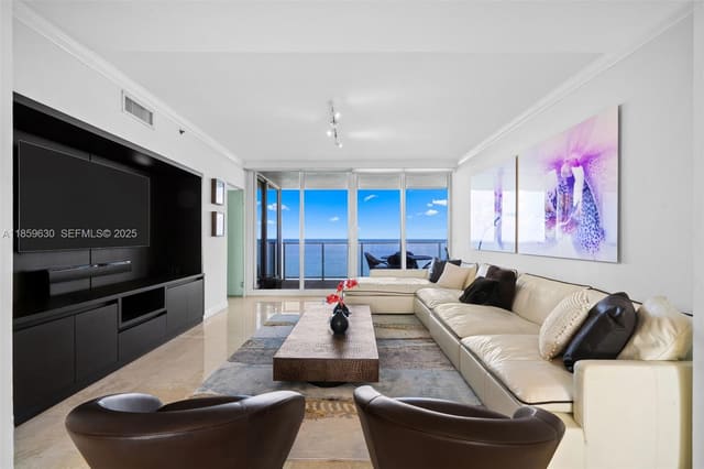 19111 Collins Avenue 2704, sold in Ocean Two Condo, Sunny Isles Beach, FL
