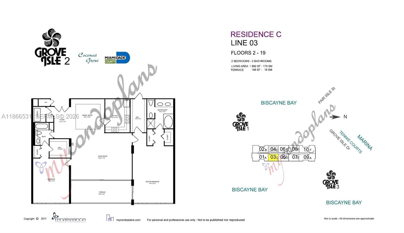 2 Grove Isle Drive B1603, Miami, FL 33133 photo 20