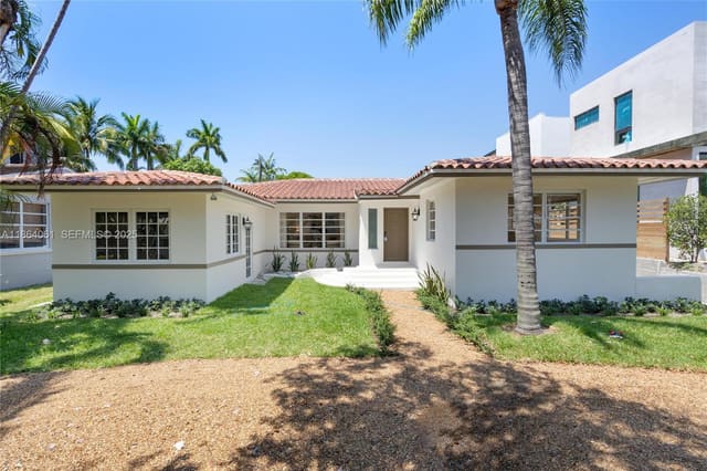 1033 W 47th Street, sold in Nautilus Addn, Miami Beach, FL